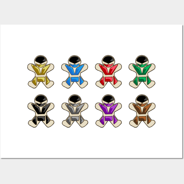 Mortal Kombat Kookie Ninjas Wall Art by SteamboatJoe